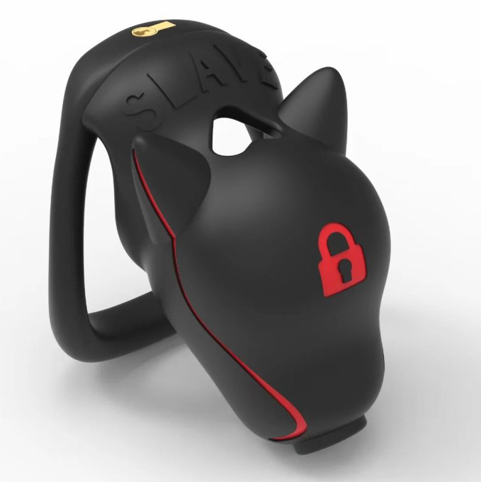 Cage Pupslave Noire 9 x 3.3cm