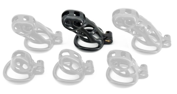 Cage Robat Noire XXL 10 x 3.7cm