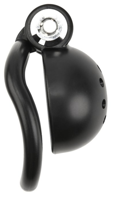 Cage Round Lock 4 x 3.5 cm Noire