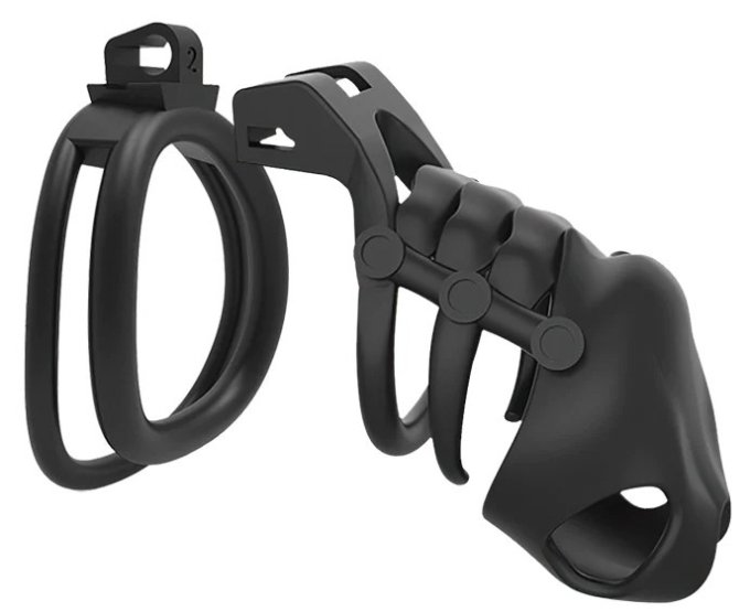 Cage Spino M 8.5 x 3 cm Noire