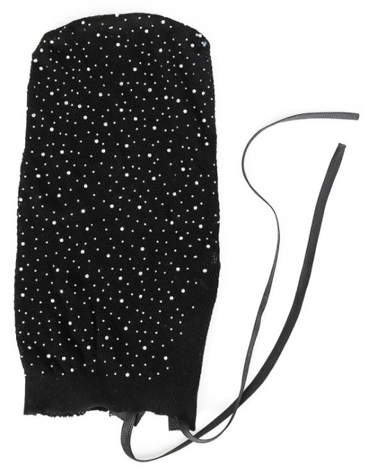 Cagoule en Résille avec Strass Diamands