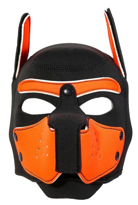 Cagoule Enjoy Puppy Noir-Orange