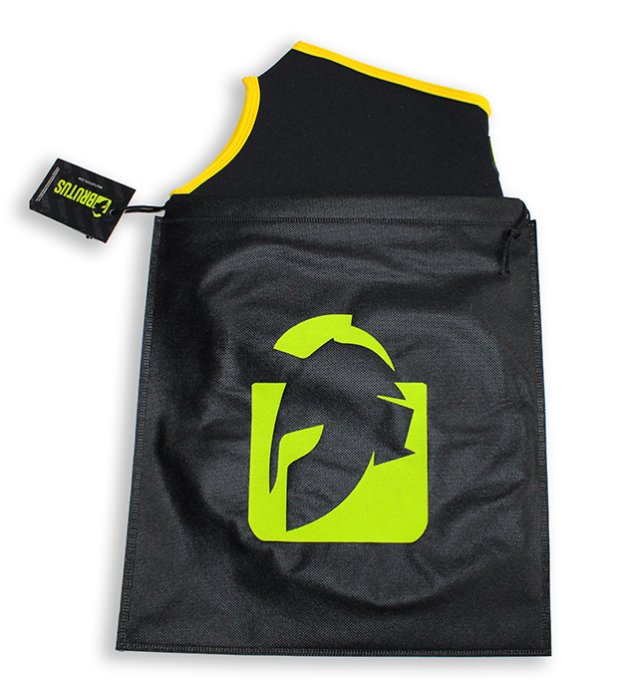 Cagoule Eyes Face Brutus Noire-Jaune