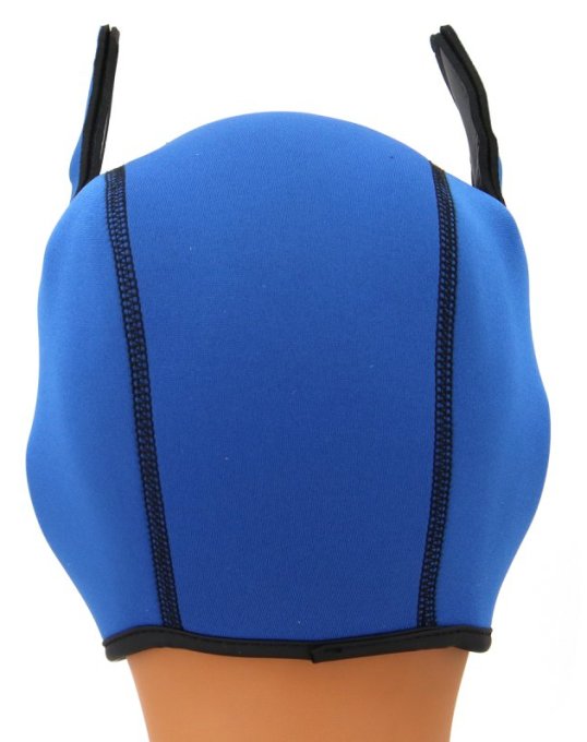 Cagoule Puppy Fox Néoprène Bleu-Rouge