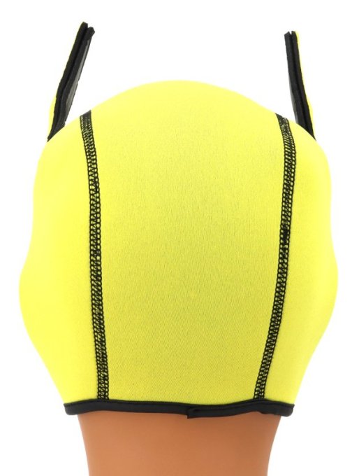 Cagoule Puppy Fox Néoprène Jaune-Rouge