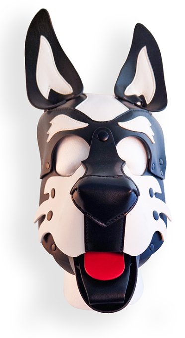Cagoule Puppy Hood Noire et Blanche
