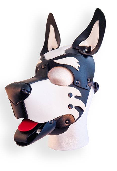 Cagoule Puppy Hood Noire et Blanche