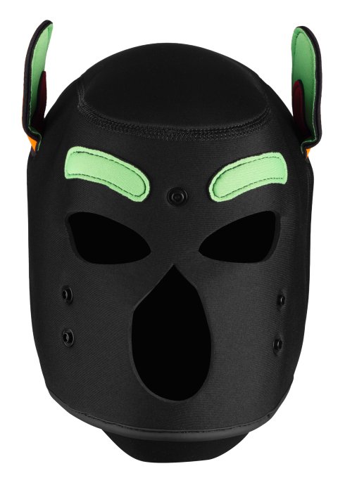 Cagoule Wolf Gang Noir-Orange