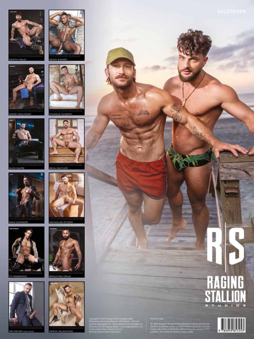 Calendrier 2026 The men of Raging Stallion