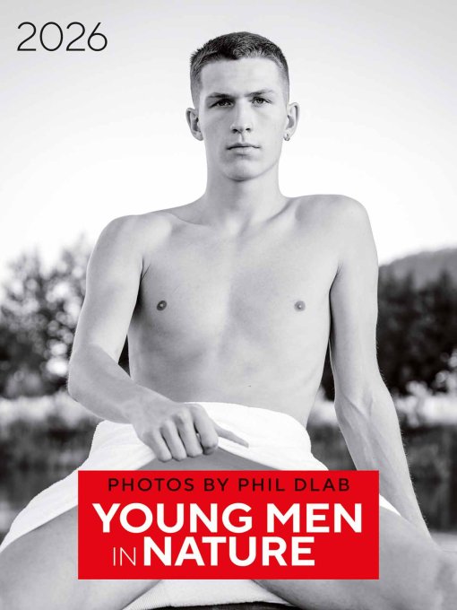 Calendrier 2026 Young men in nature Phil Dlab
