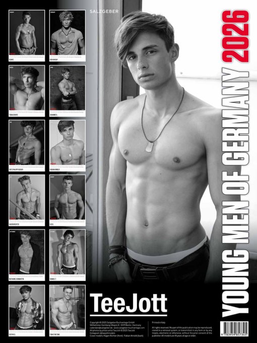 Calendrier 2026 Young men of Germany TeeJott
