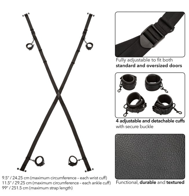 Croix de Bondage Over the door cross