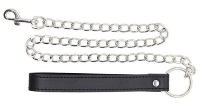 Chaine en métal avec poignée 80cm