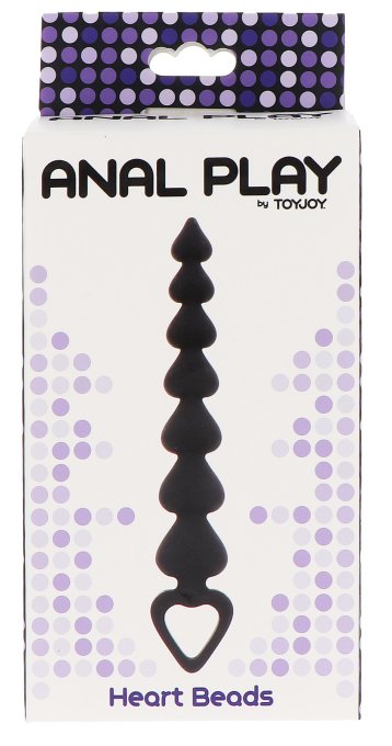 Chapelet anal Heart Beads 18 x 3.4cm