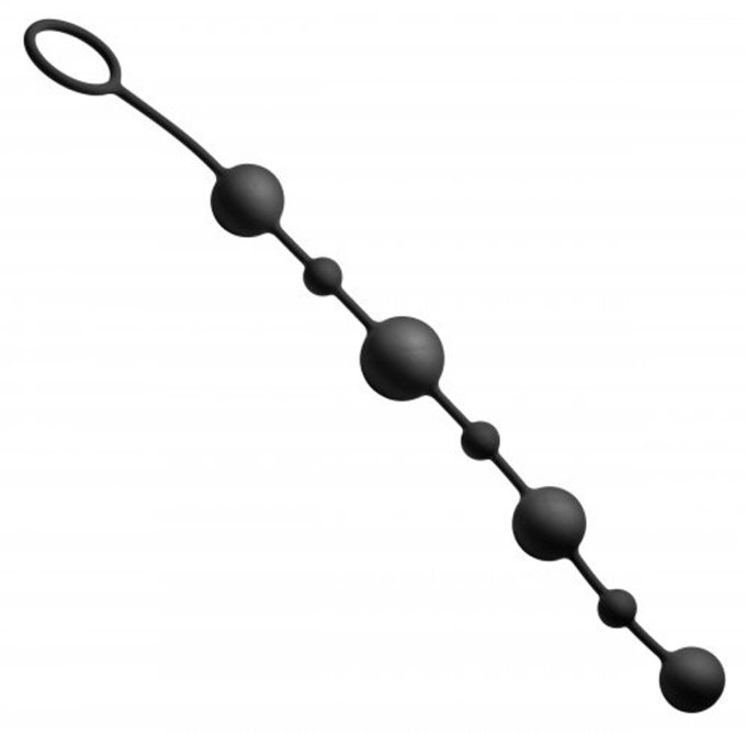 Chapelet anal Linger Silicone 28cm