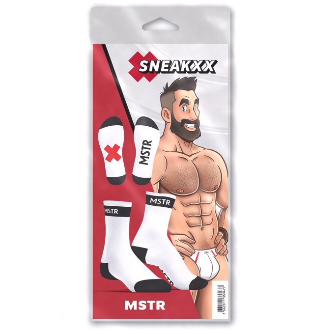 Chaussettes blanches Mstr SneakXX