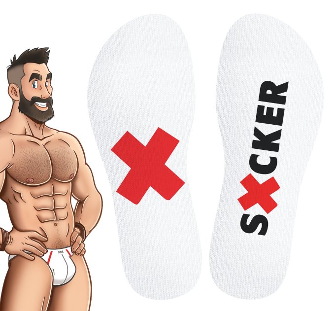 Chaussettes blanches Sucker SneakXX