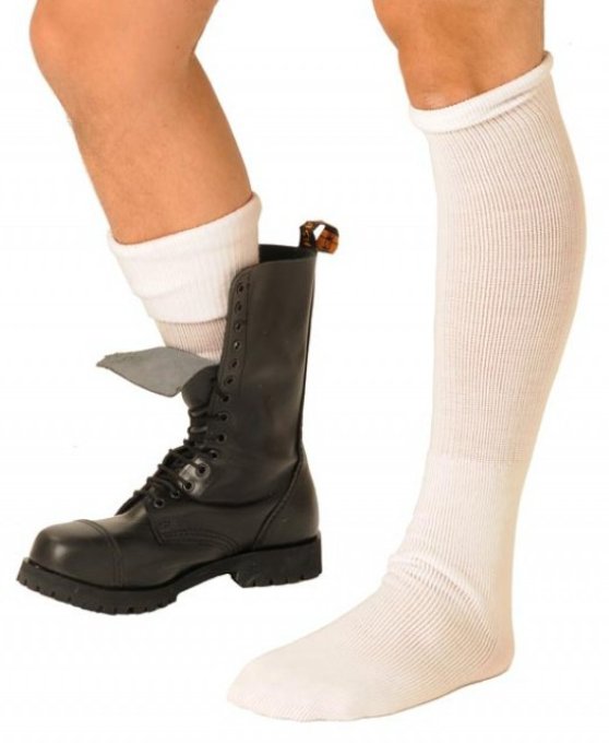 Chaussettes Boot Blanches