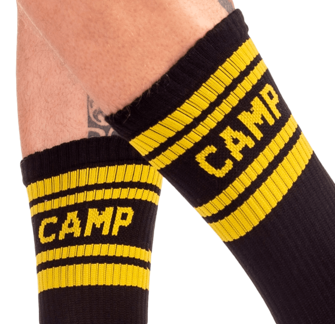 Chaussettes Camp Socks Noir-Jaune