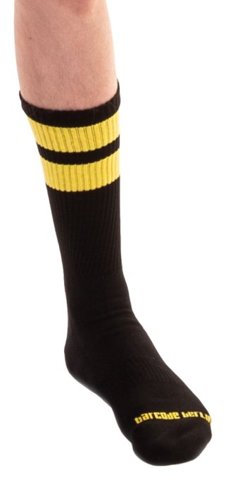 Chaussettes GYM SOCKS Noir-Jaune