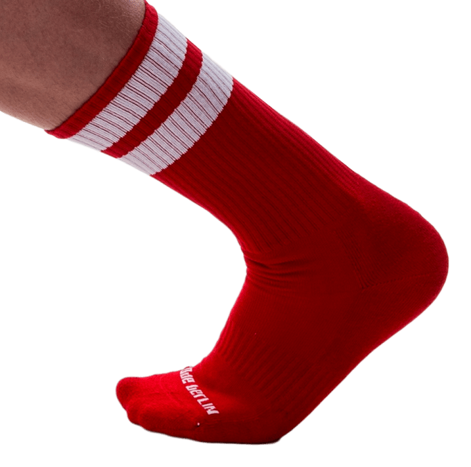 Chaussettes Gym Socks Rouge-Blanc