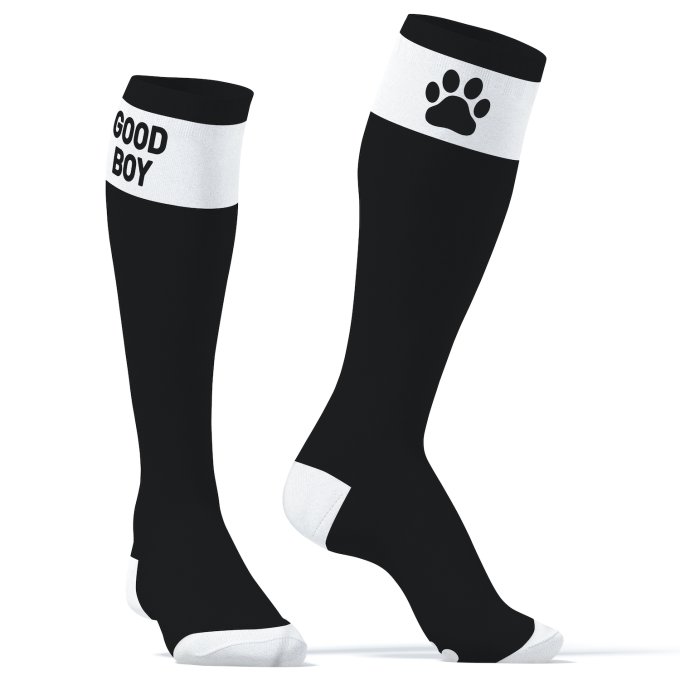 Chaussettes hautes Big Good Boy Noires