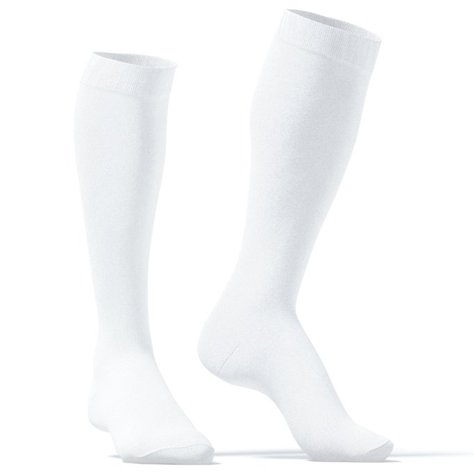 Chaussettes Hautes COLORS SneakXX Blanches