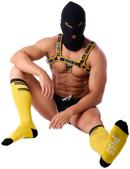 Chaussettes Hautes HANKY PISS SneakXX Jaunes