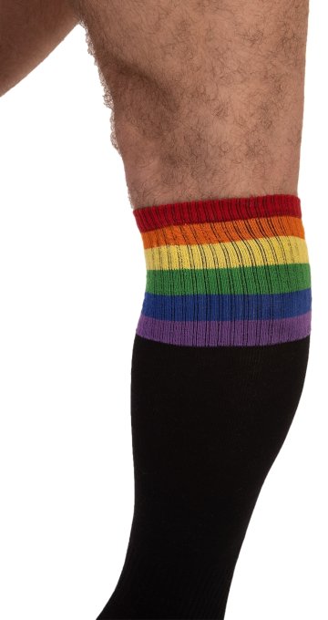 Chaussettes hautes Pride Football Noires