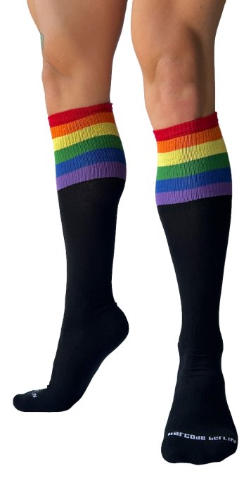 Chaussettes hautes Pride Football Noires