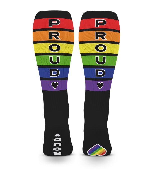 Chaussettes hautes Pride Proud Noires