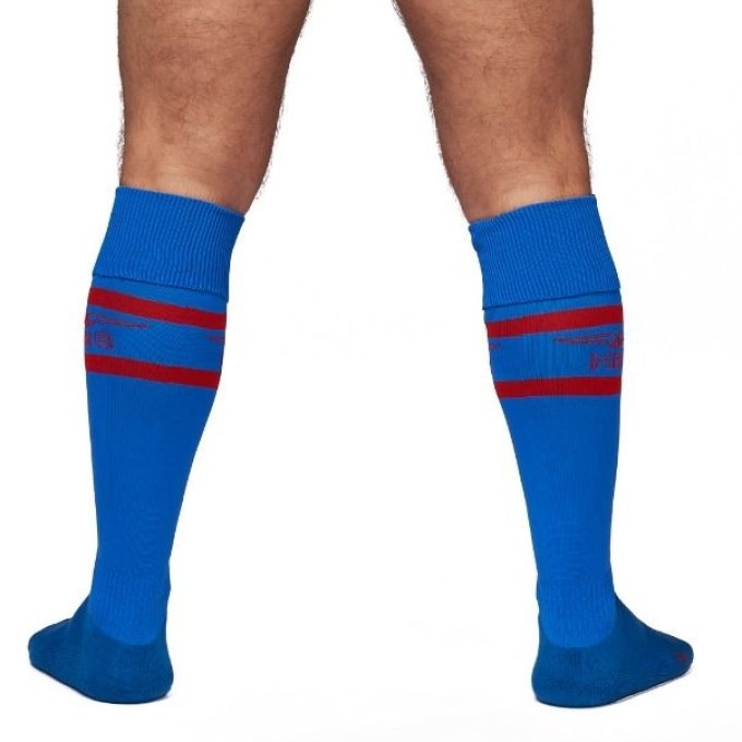 Chaussettes hautes Urban Football Socks Bleu-Rouge