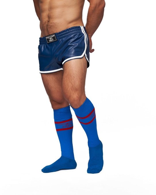 Chaussettes hautes Urban Football Socks Bleu-Rouge