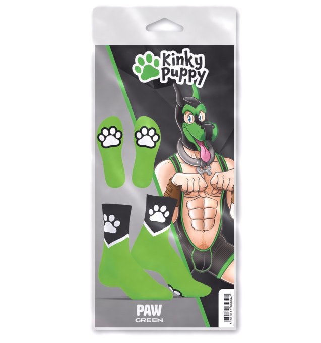 Chaussettes Paw Kinky Puppy Vertes