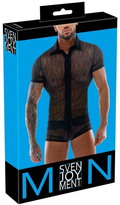 Chemise en dentelle Svenia Noire