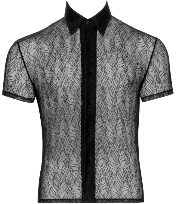 Chemise en dentelle Svenia Noire