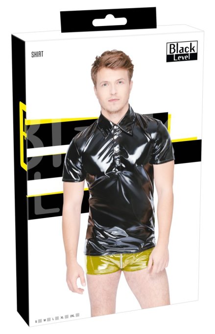 Chemise VINYL POLO Noire