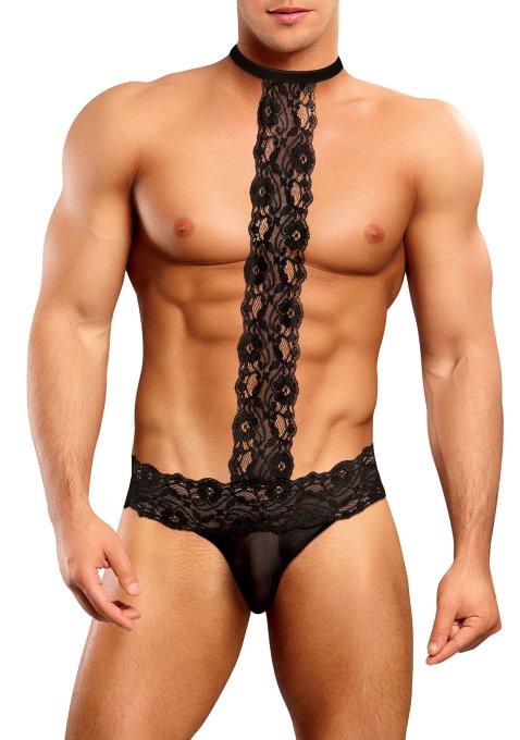 Choker Thong Scandal Lace Noir