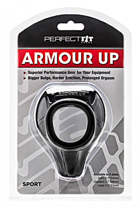 Cockring Armour Up Sport Noir