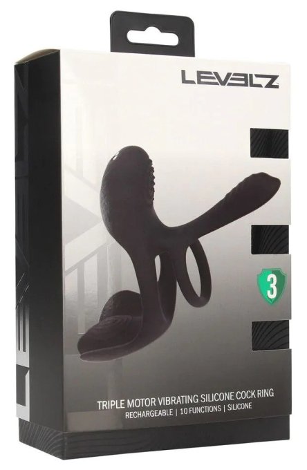 Cockring avec étui vibrant Vibracock 10 Vibrations