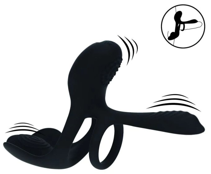 Cockring avec étui vibrant Vibracock 10 Vibrations