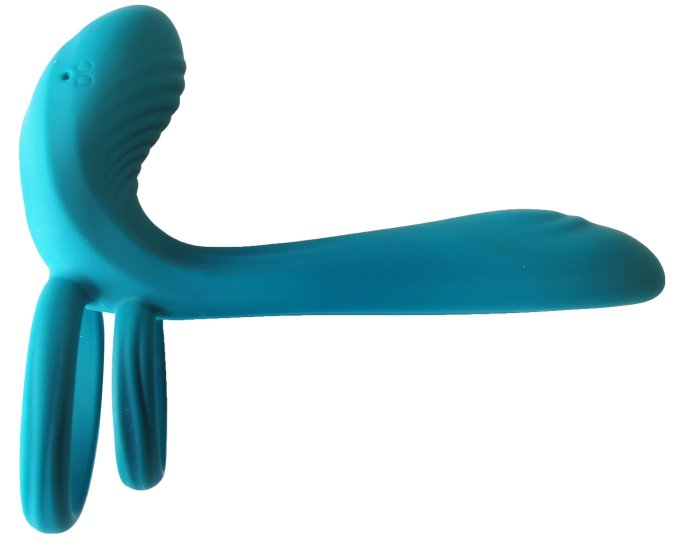 Cockring avec étui vibrant Vibrator Green 10 x 2.8cm