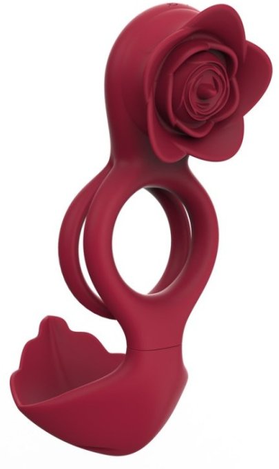 Cockring avec Rose Vibrante ROSEVIBS