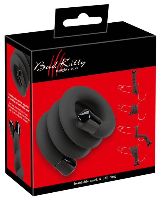Cockring Bend Cock Noir