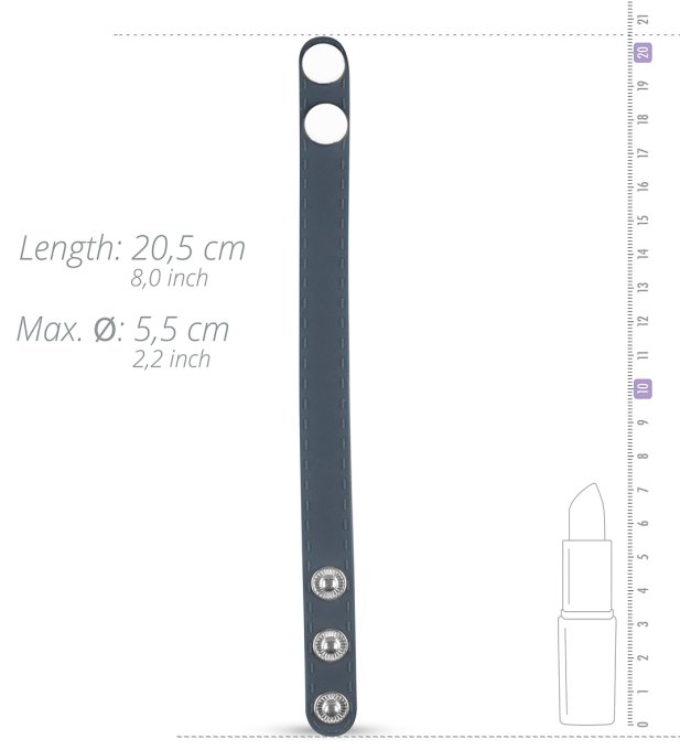 Cockring Cock Strap 15mm Noir