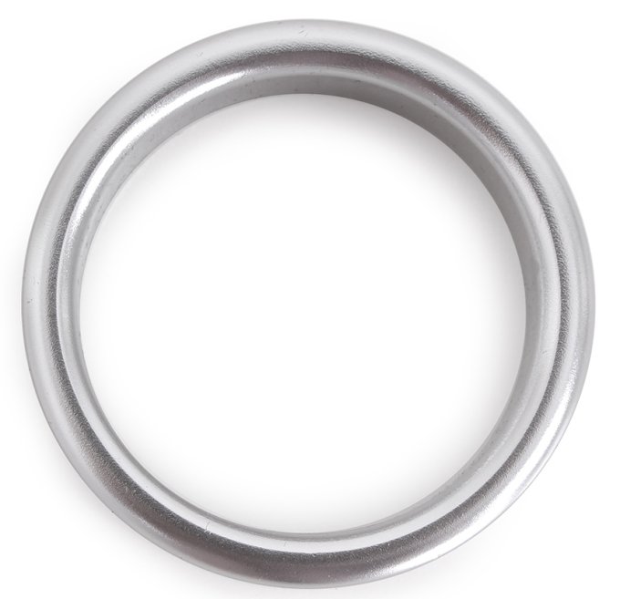 Cockring en aluminium Circle 15mm Argenté
