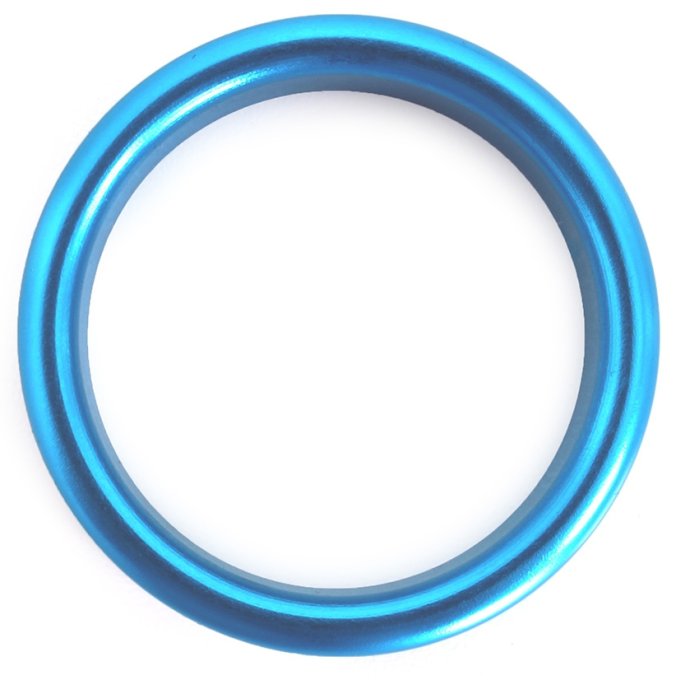 Cockring en aluminium Circle 15mm Bleu