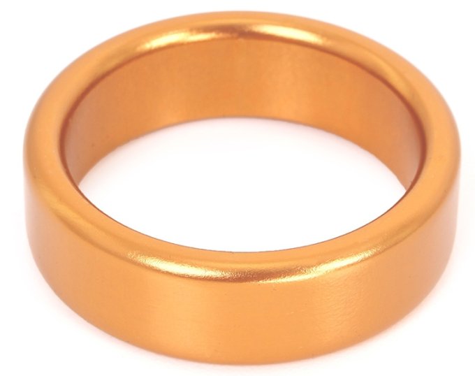 Cockring en aluminium Circle 15mm Doré