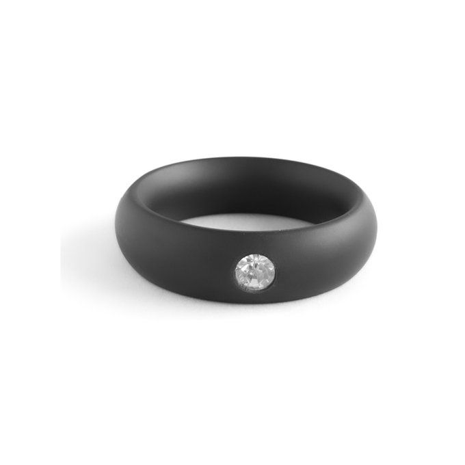 Cockring en métal Donut Strass 