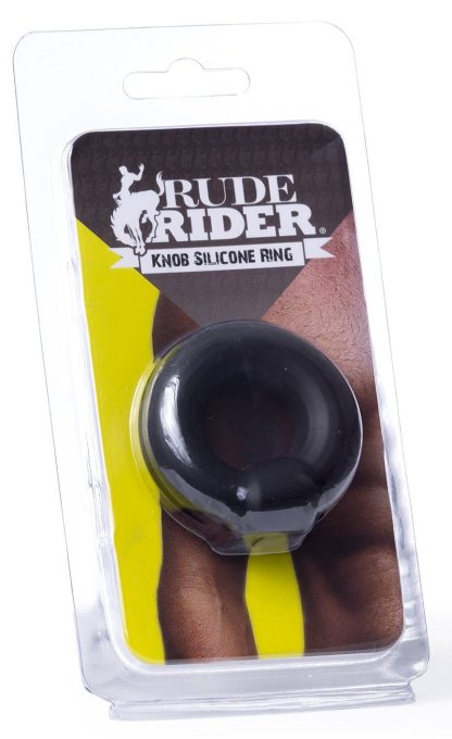 Cockring en silicone Knob noir